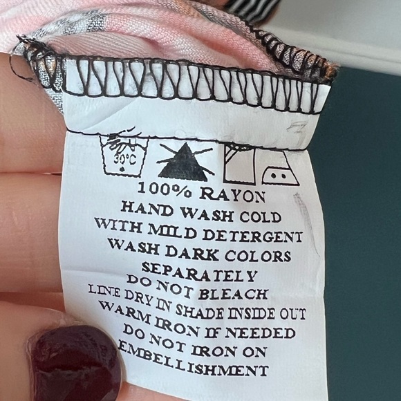 FIG Women’s Mustard Striped A-Line Midi Dress w/ Dolman Sleeves Size Medium - Picture 10 of 11